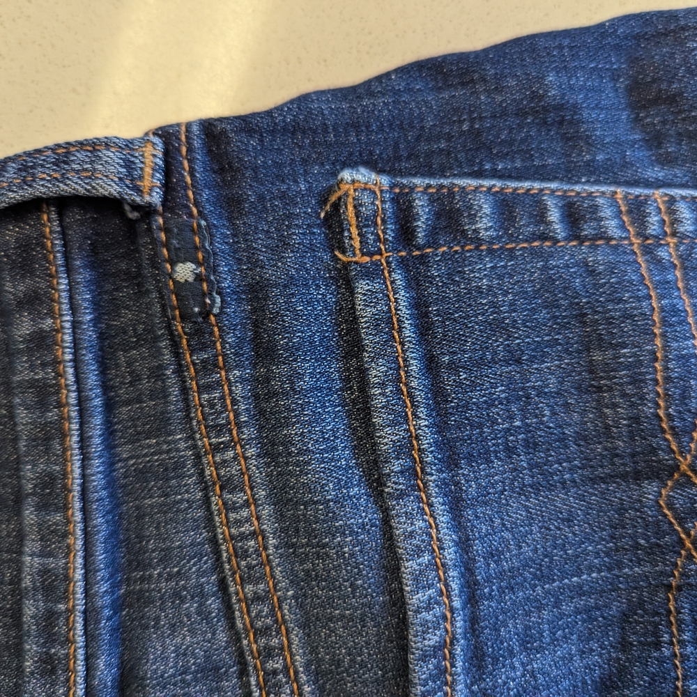 Lucky Brand | Size 24/00 | Blue Jean Shorts Classic Cut-Off Style - Picture 7 of 12